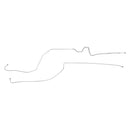 1972-74 Pontiac Firebird TA (PS Routing) 3/8" Main Fuel Lines 2pc, OE Steel