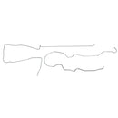 1975-77 Pontiac Firebird TA Pontiac 400CID (PS Routing) Tank to Pump 1/4" Fuel Return Lines 3pc, OE Steel