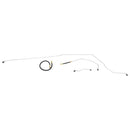 1988-92 Pontiac Firebird/TA V8 FI (DS Routing) Tank to Pump 3/8" Main Fuel Lines 3pc, OE Steel