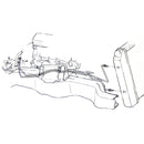 1975 Pontiac Firebird TA T350 5/16" Trans Cooler Lines 2pc, OE Steel