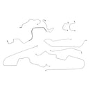 2004-08 Pontiac Grand Prix Four-Wheel Disc w/ABS Complete Brake Line Kit (w/o Flex) 8pc, OE Steel