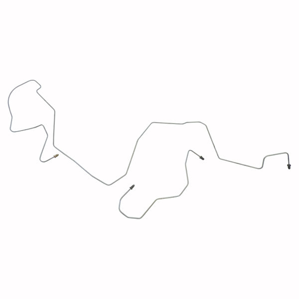 2004-08 Pontiac Grand Prix, Rear Drum, Non-ABS Right & Left Front Brake Line Kit, 2 PC OE Steel