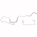 1997-03 Pontiac Grand Prix Four-Wheel Disc w/ABS 3/16" Right & Left Front Brake Lines (w/o Flex) 2pc, OE Steel