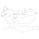 2004-2006 Pontiac GTO, 4 Wheel Disc with ABS, Complete Brake Line Kit, 8pc - OE Steel