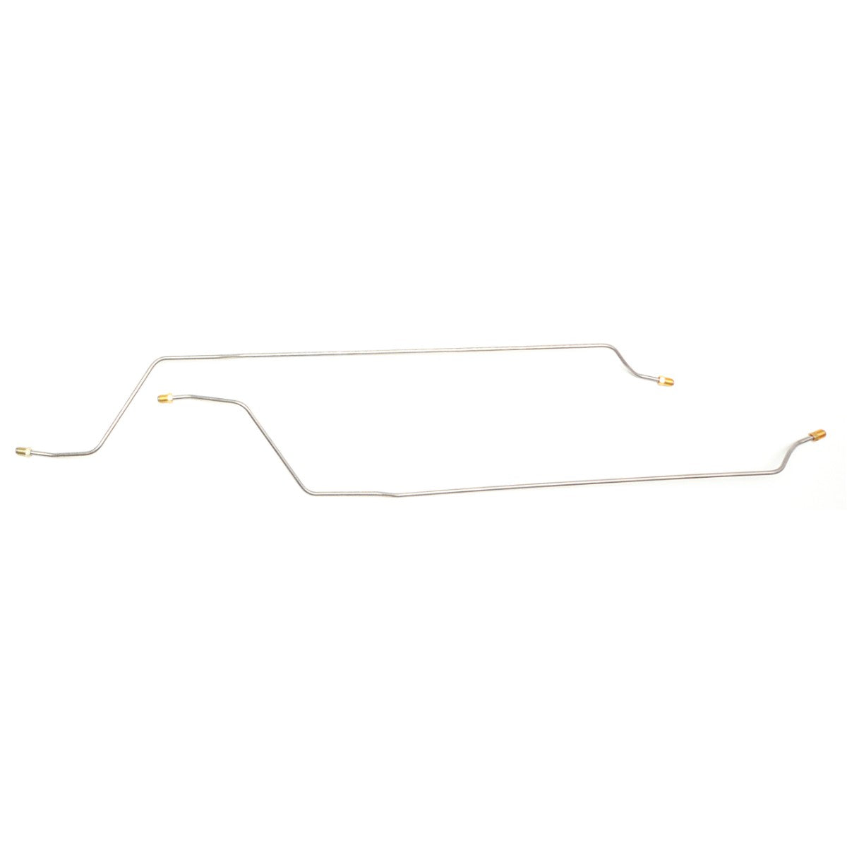 1964-65 A Body (Except Chevrolet) 3/16"  Rear Axle Brake Lines, 2pc OE Steel