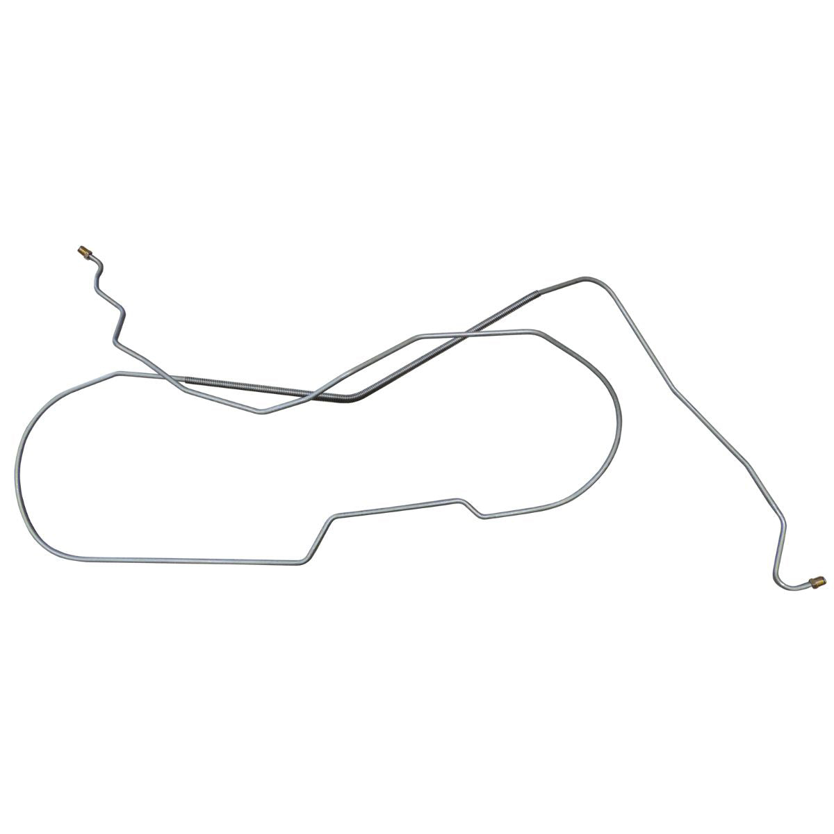 1966 Pontiac GTO Tempest LeMans Hardtop 1/4" Front to Rear Brake Line 1pc, OE Steel