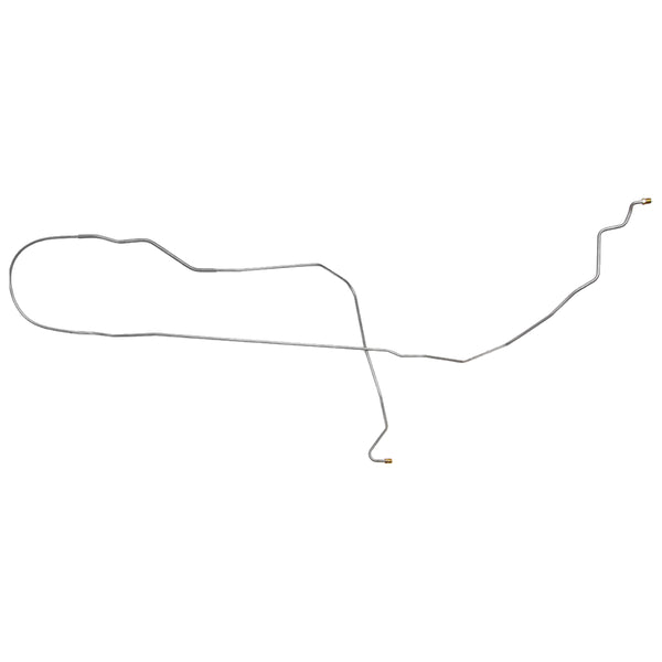 1966 Pontiac GTO/Tempest/LeMans Convertible 1/4" F to R Brake Line 1pc, OE Steel