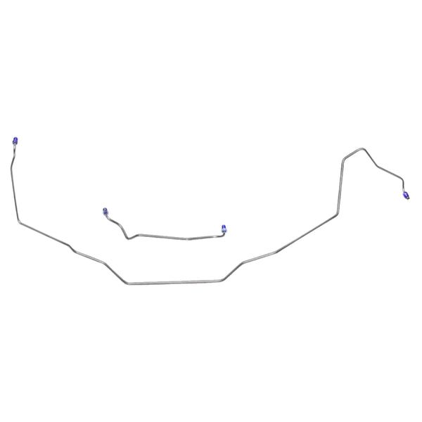 1971-72 Pontiac Buick Oldsmobile A-Body Power Or Manual Disc 3/16" Right and Left Front Brake Lines 2pcc, OE Steel
