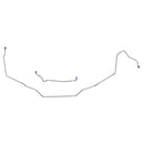 1971-72 Pontiac Buick Oldsmobile A-Body Power Or Manual Disc 3/16" Right and Left Front Brake Lines 2pcc, OE Steel
