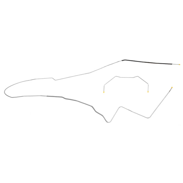 1970 Pontiac GTO Tempest LeMans Hardtop (PS Routing) 1/4" Fuel Return Lines 2pc OE Steel