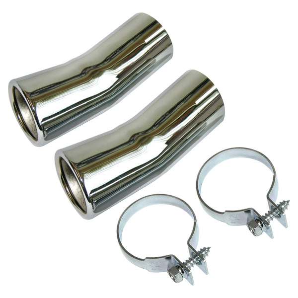 1969 Pontiac GTO Stainless Tips 2 1/4", Manual Trans