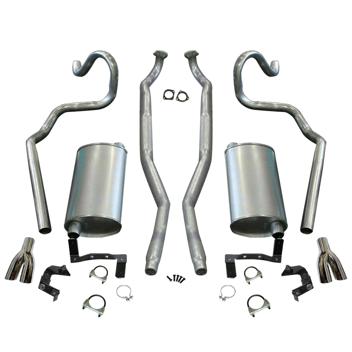 1970-71 Pontiac GTO, GT-37 Ram Air MT/AT Oversized 2 1/4"+ Exhaust Kit