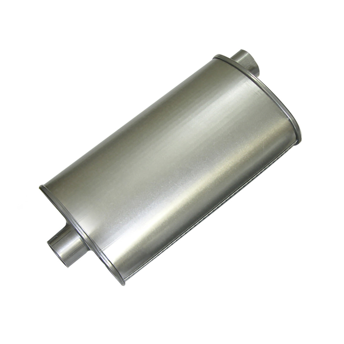 1973-77 Pontiac GTO/Grand Am Offset/Center 21" Muffler Body 2" Inlet, 2" I.D. Outlet - Stock, 1pc