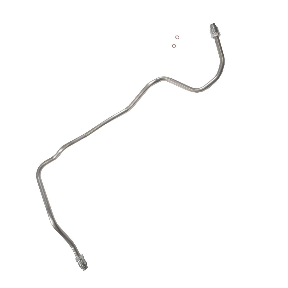 1988 Pontiac Fiero Main Fuel Rail Inlet Line 2.8L, Fuel Injection, OE Steel