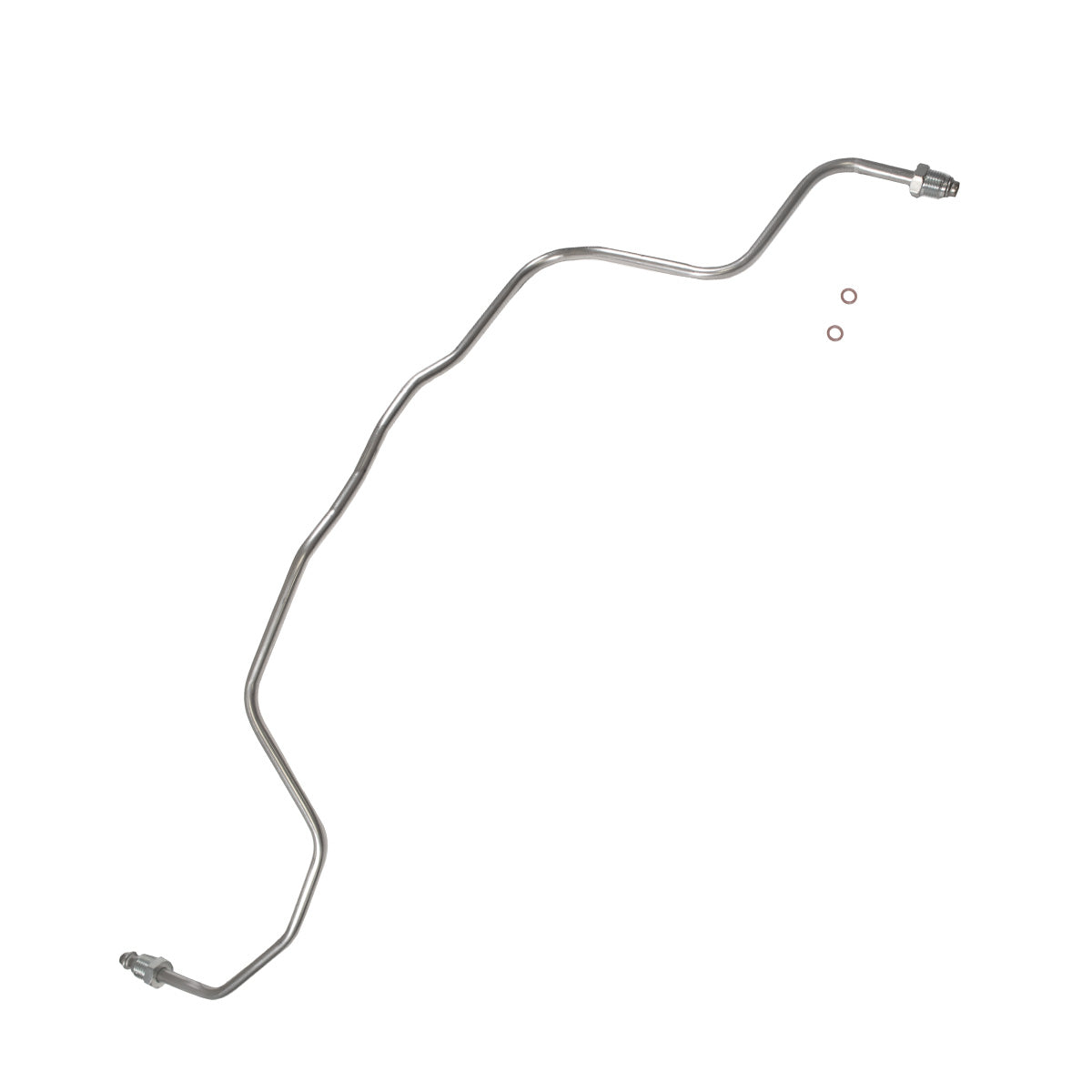 1988 Pontiac Fiero Fuel Return Rail Inlet Line 2.8L, Fuel Injection, OE Steel