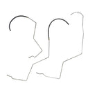 1984 Pontiac Fiero 4CYL Main Fuel/Return/Vapor Lines (Tank to Back of Firewall) 3pc, OE Steel