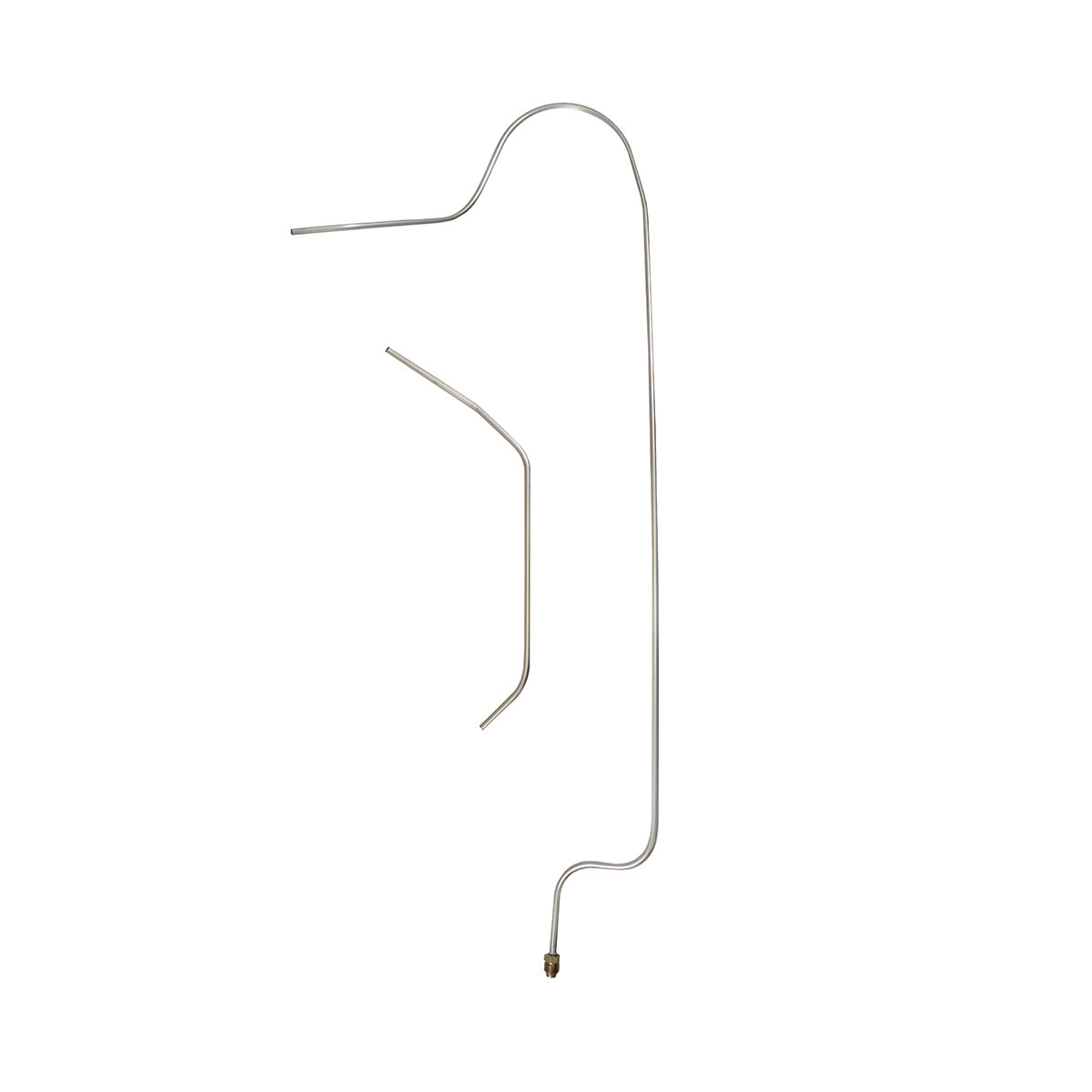 1953-54 Pontiac Star Chief/Chieftain Inline 8CYL Vacuum to Wiper Motor Lines 2pc, OE Steel