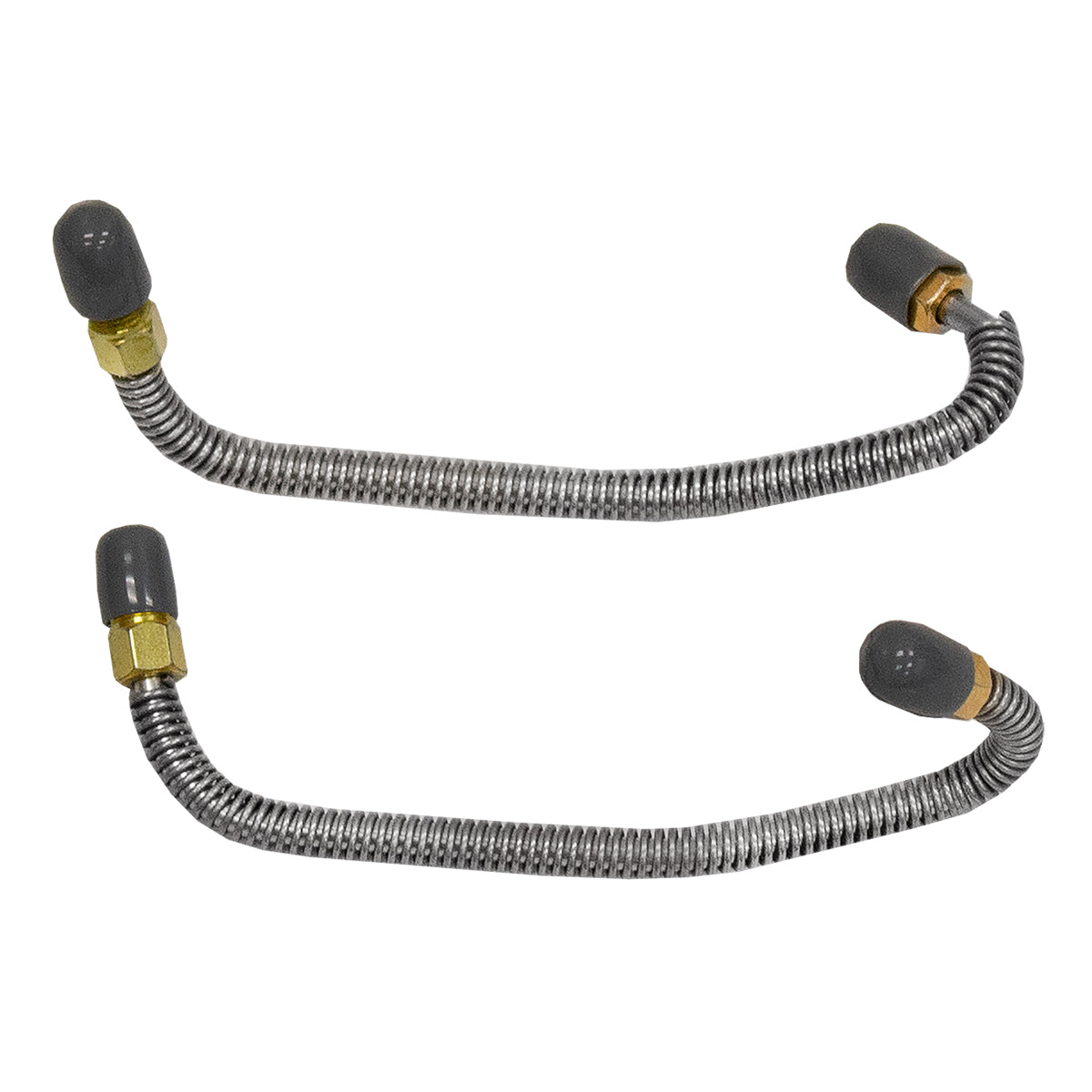 1967-69 Plymouth B-Body Four-Piston Caliper Brake Lines (Not Included in Kit) 2pc, OE Steel