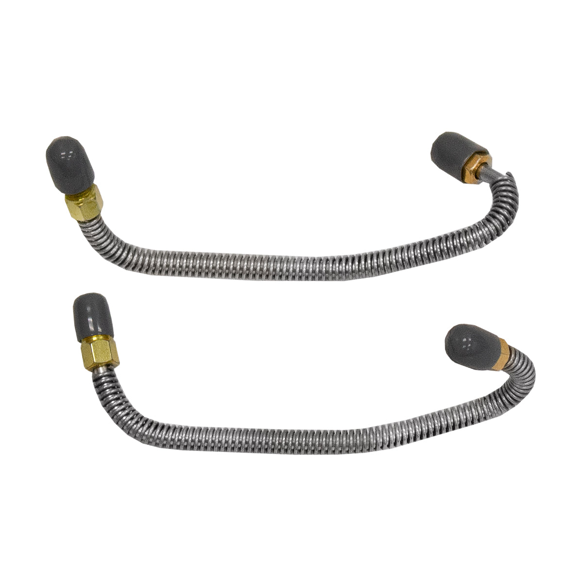 1970 Plymouth Belvedere/Satellite/Roadrunner/GTX Four-Piston Caliper Brake Lines (Not Included in Kit) 2pc, OE Steel