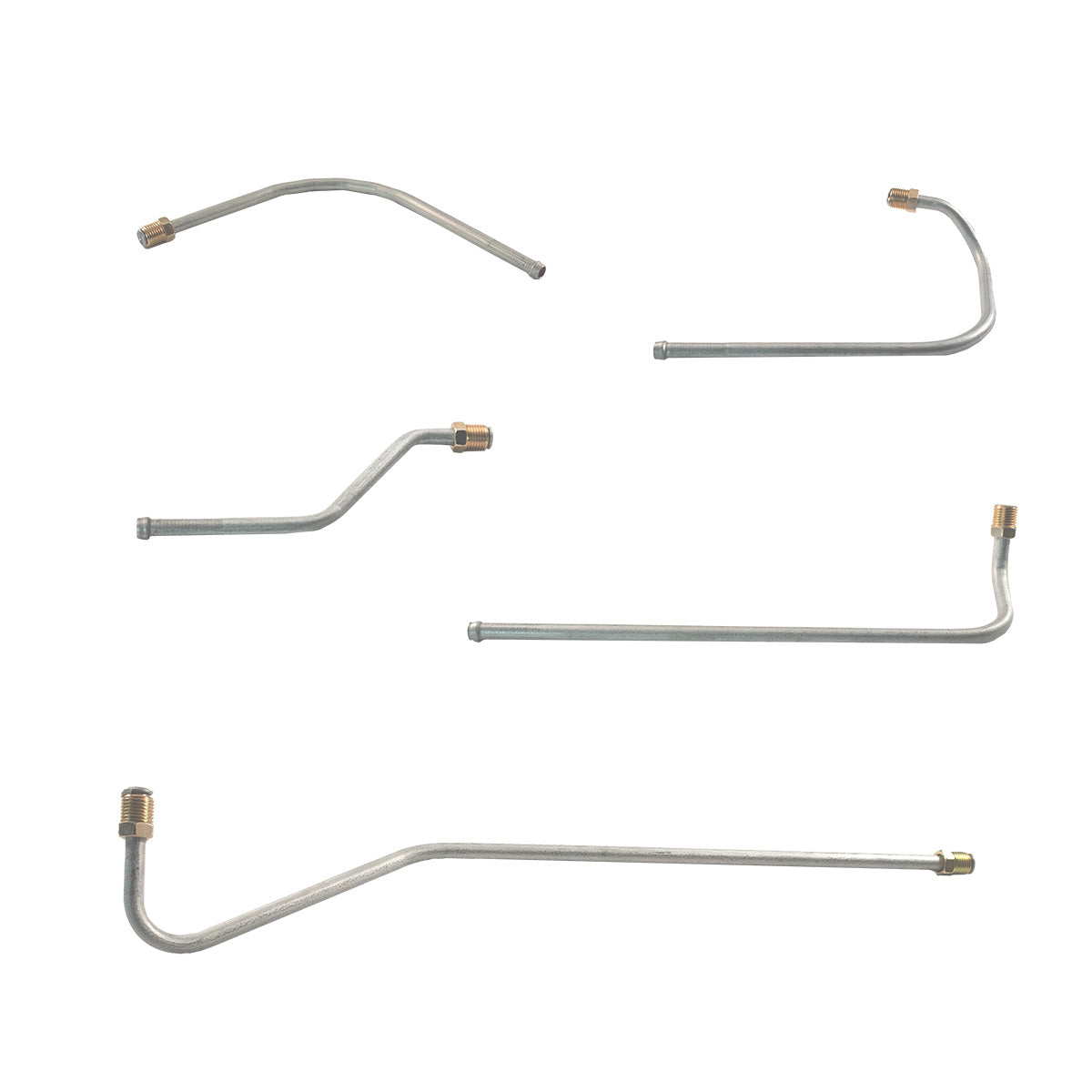 1962-63 Plymouth Belvedere/Fury 426CID Max Wedge Pump to Carb Lines 5pc, OE Steel