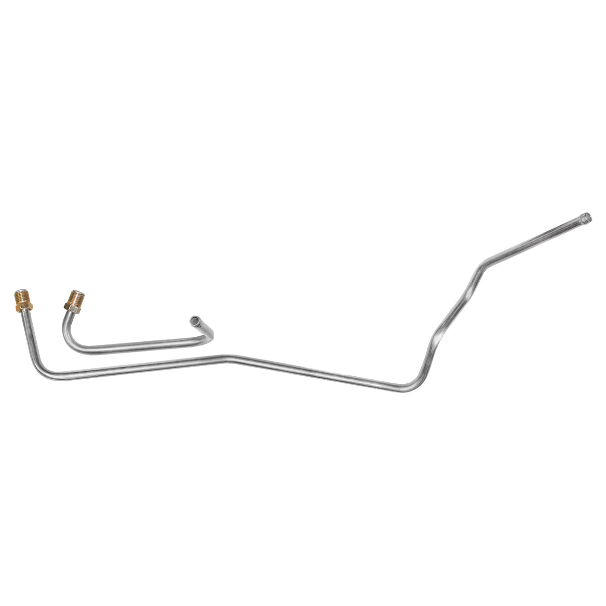 1968-71 Plymouth B-Body 440CID 4bbl Carter AVS 5/16" Pump to Carb Lines 2pc, OE Steel