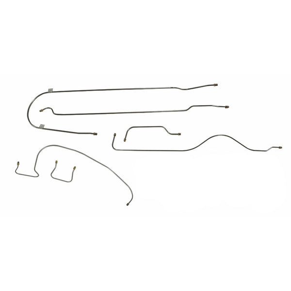 1937 Packard 1507 Complete Brake Line Kit 6pc, OE Steel
