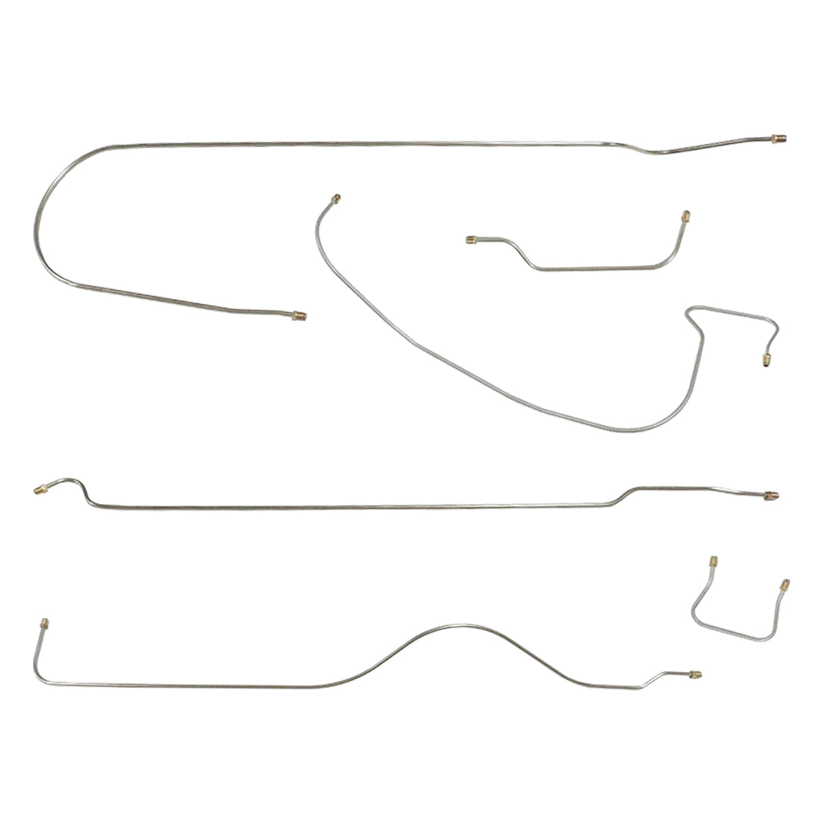 1940 Packard 1806 Darrin Brake Line Kit 6pc, OE Steel