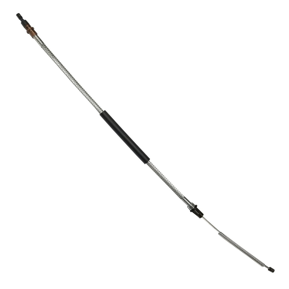 1968-74 Chevrolet Nova Pontiac Ventura GTO Rear Parking Brake Cable, 1pc OE Steel