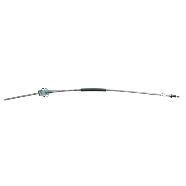 1966-72 Chevrolet GMC Truck, 69-72 Blazer 1/2 ton, 2wd, Leaf Rear, Rear Parking Brake Cable, (Bolt into Backing Plates), OE Steel