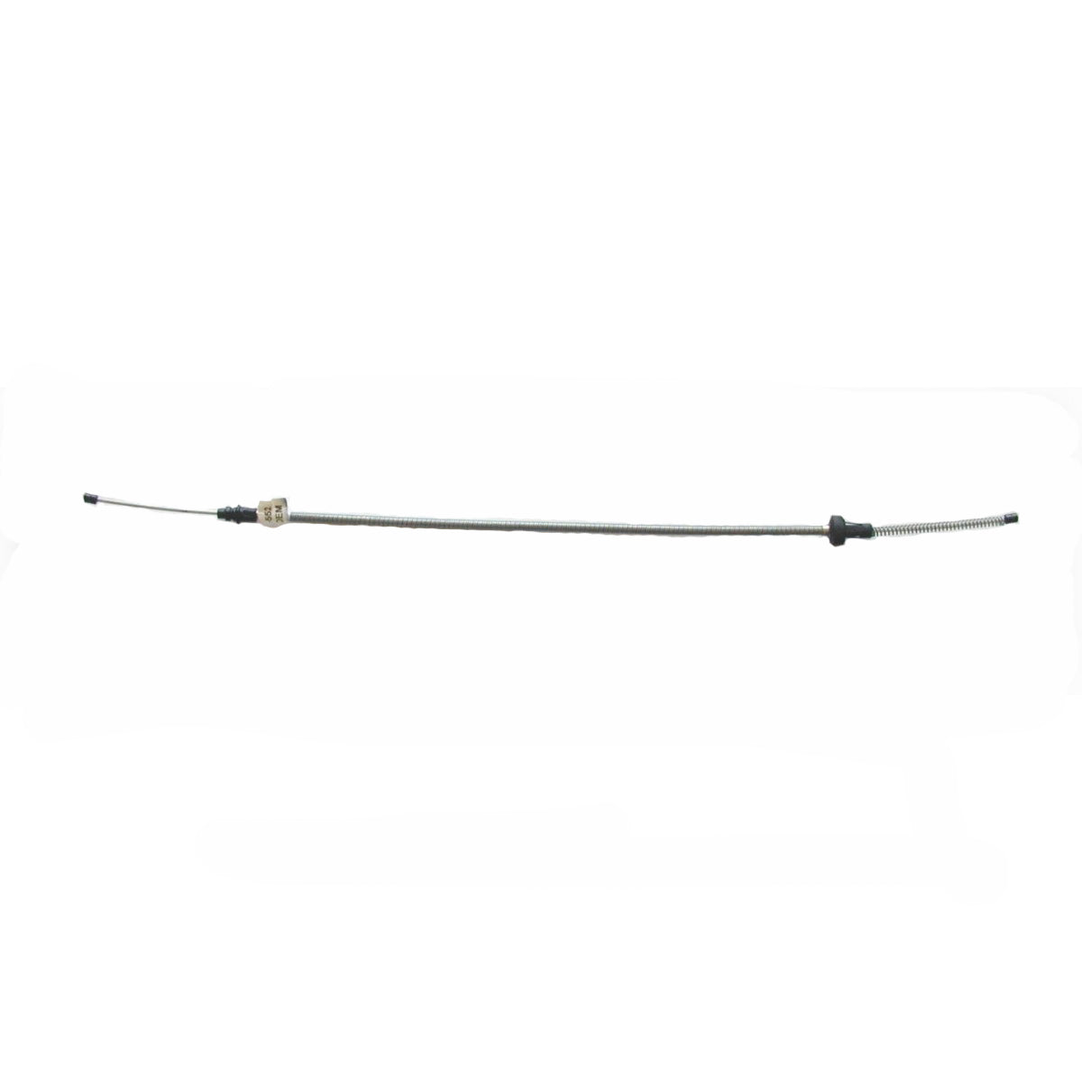 1970-74 E-Body Left Rear Parking Brake Cable Short 1pc OE Steel