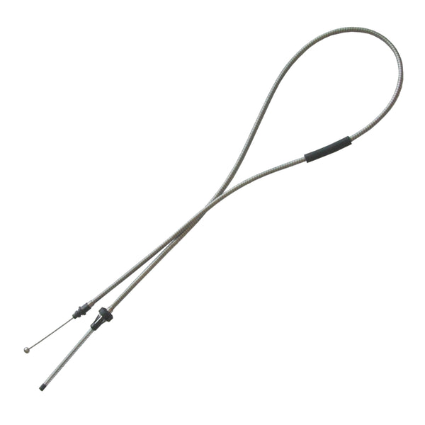 1970-74 E-Body Right Rear Parking Brake Cable Long 1pc OE Steel