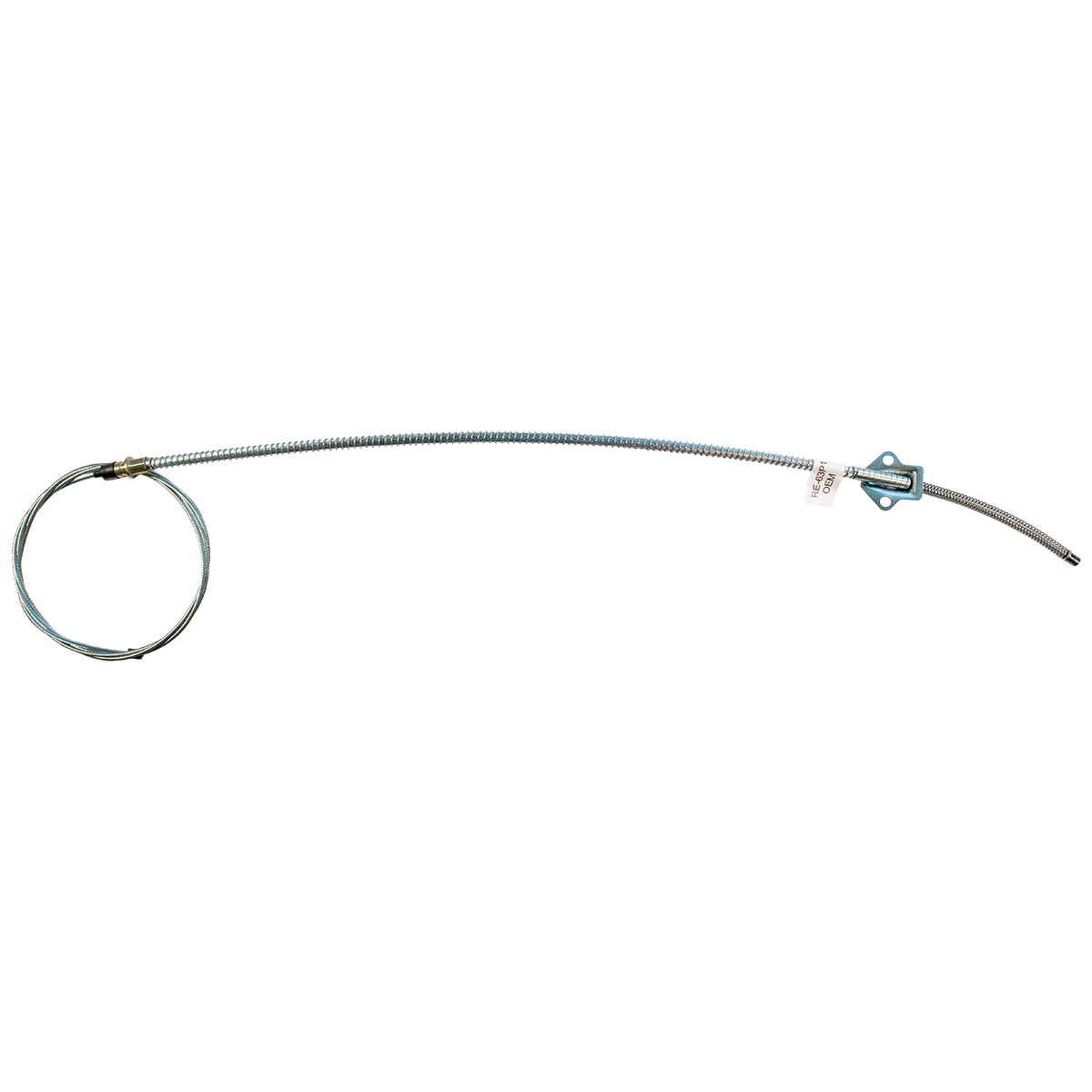 1963-64 Pontiac Bonneville Rear Parking Brake Cable (Brackets Included), OE Steel