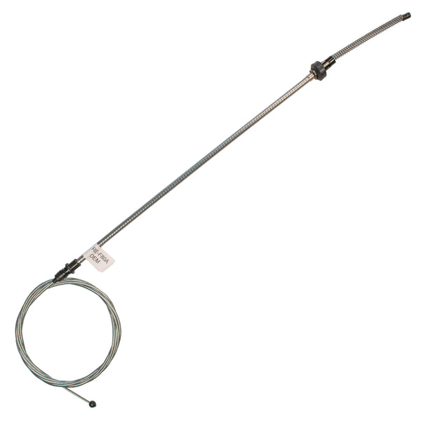 1969-71 Ford Torino Rear Parking Brake Cable, Long, OE Steel