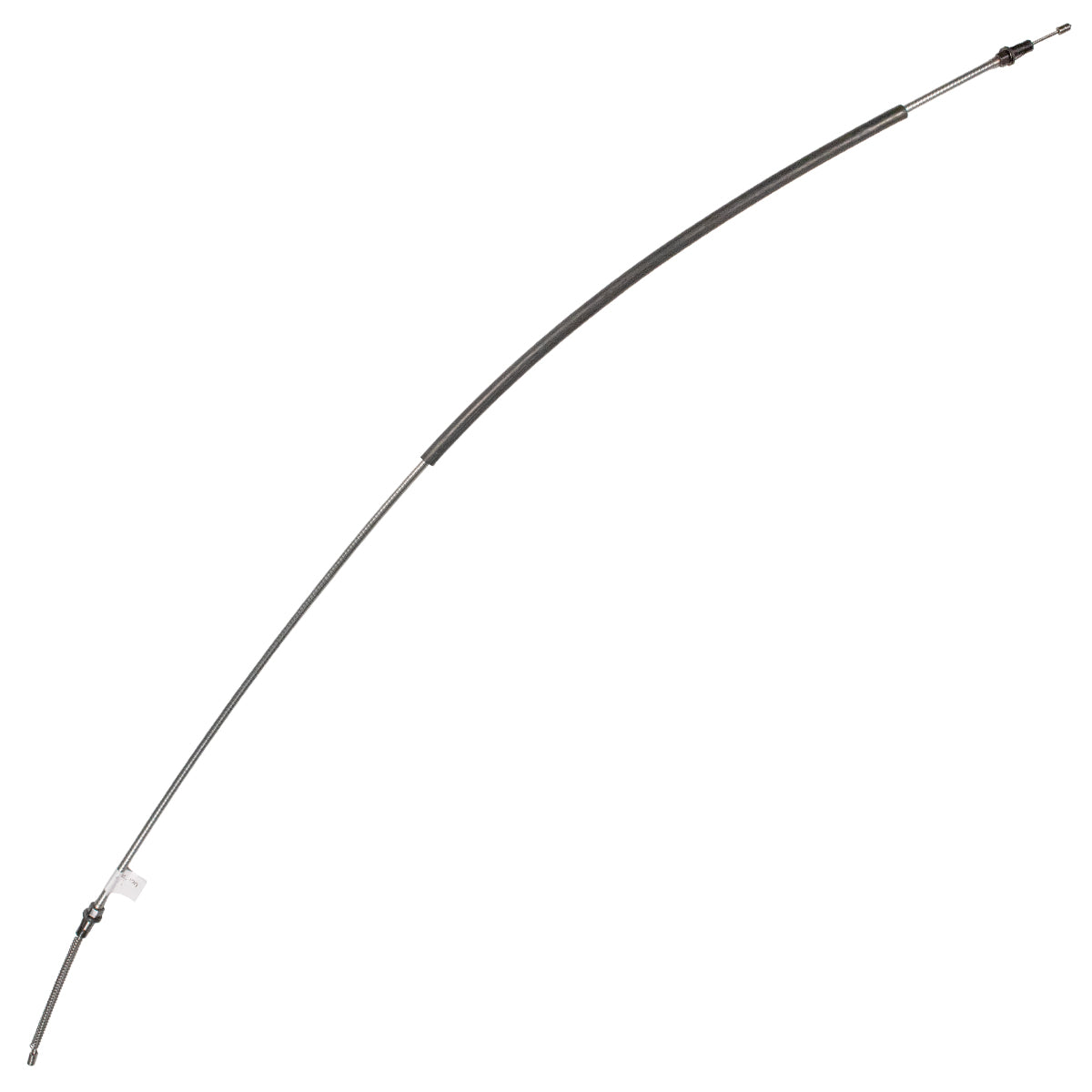 1987-93 Jeep Wrangler YJ Rear Parking Brake Cable, Long, 1pc, OE Steel