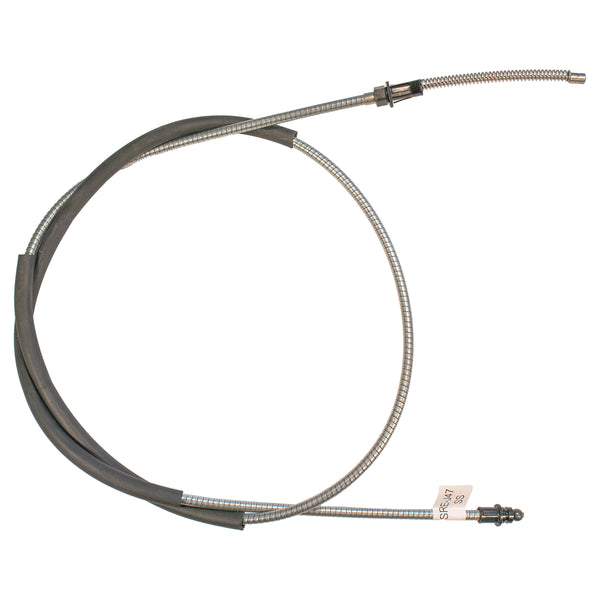 1978-79 Dodge Truck 2wd Little Red Express Long Rear Parking Brake Cable, OE Steel