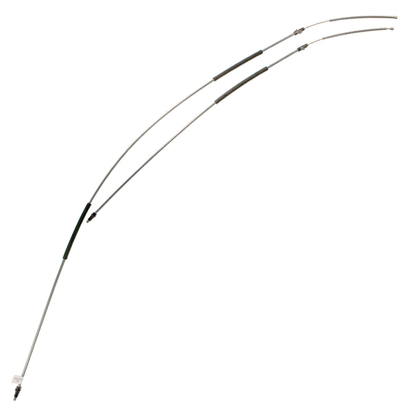1983 Ford F-250 4wd Long Bed Rear Parking Brake Cable Pair, OE Steel