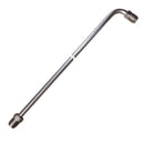 1/4" Tubing 30 Inches Long With 90 Deg Bend One End 7/16-24 Fittings Each End Stainless