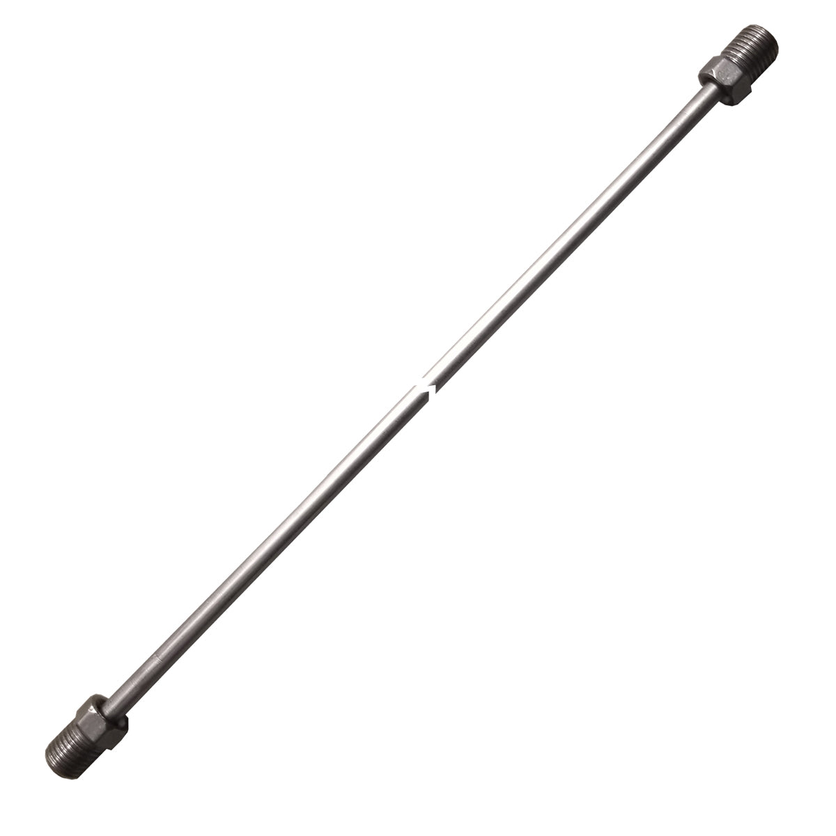 3/16" Tubing 16 Inches Long With 3/8-24 Fittings Each End Stainless
