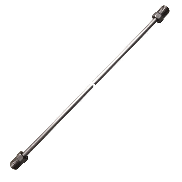 3/16" Tubing 8 Inches Long With 3/8-24 Fittings Each End Stainless