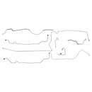 1971-74 AMC Gremlin X Manual Disc Complete Brake Line Kit 8pc Stainless