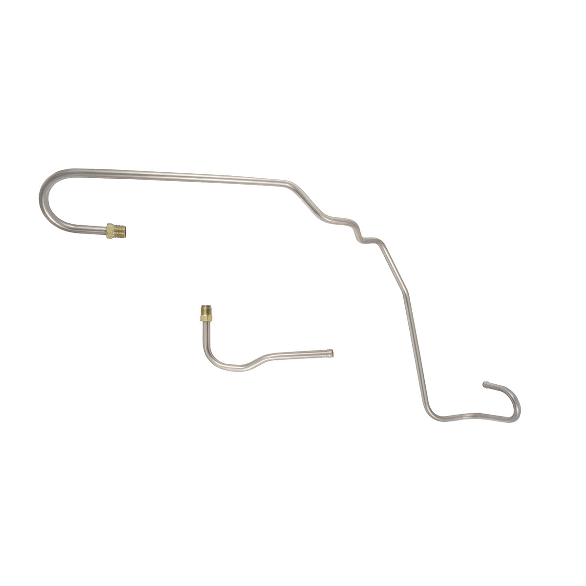 1968-71 American Motors AMX/Javelin V8/401CID 2/4bbl Electric/Vacuum Wipers Pump to Carb Lines 2pc, Stainless