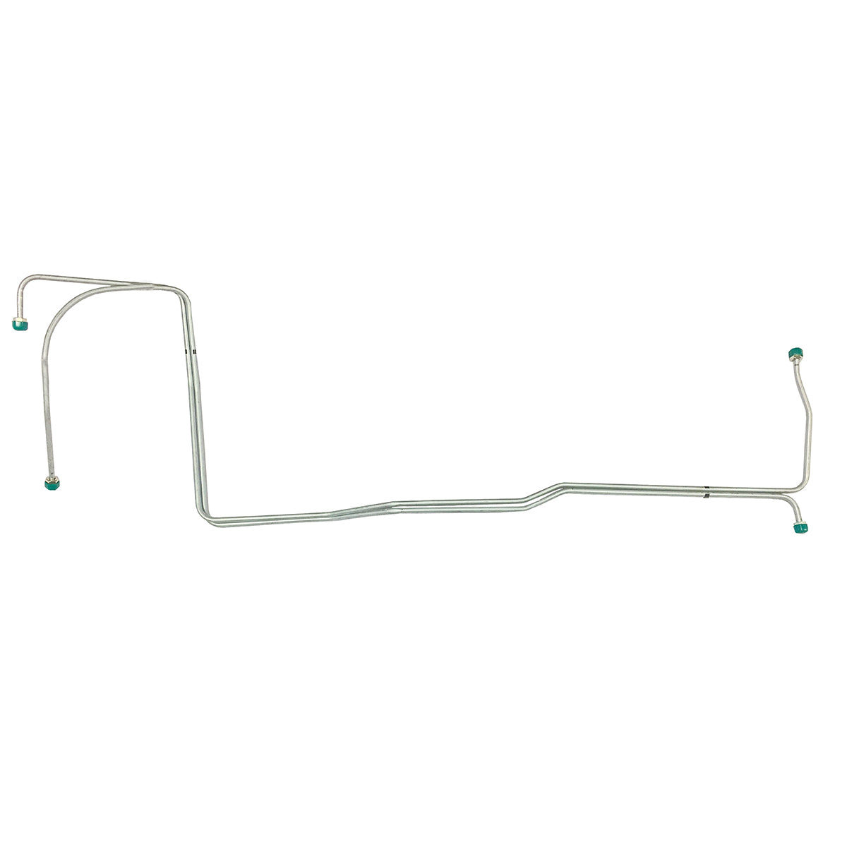 1970 American Motors AMX (w/Fitting at Radiator) 5/16" Trans Cooler Lines 2pc, Stainless