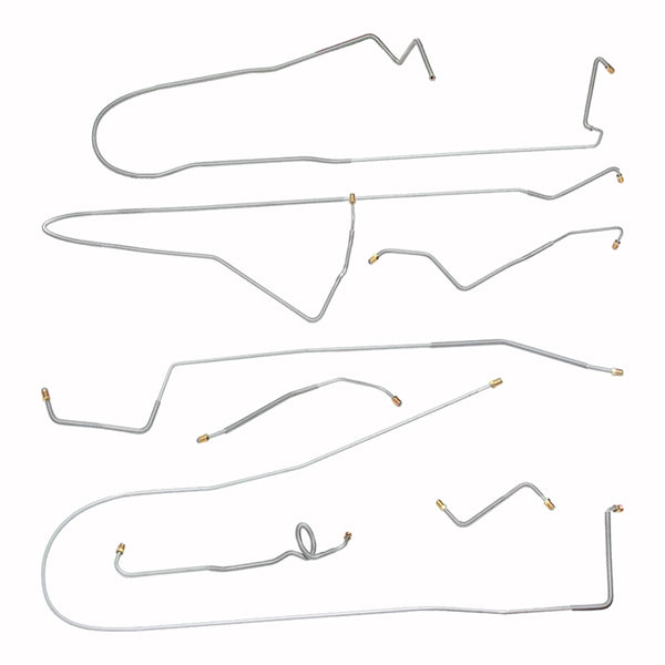 1959 Buick Electra/225 126.3" WB Power Brake Line Kit 8pc, Stainless