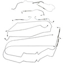 2000-05 Buick Century Front Disc w/ABS Complete Brake Line Kit (w/Flex) 11pc Stainless