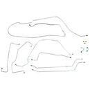1964 Buick Skylark Hardtop w/Valve at M/C Power Disc Conversion Brake Line Kit 9pc, Stainless