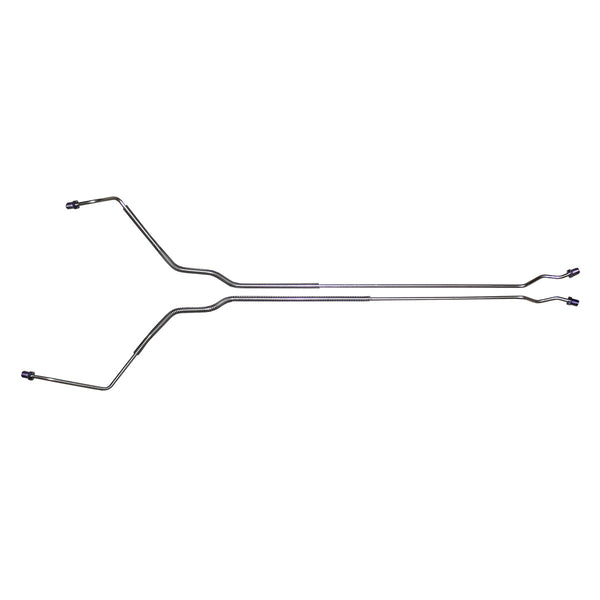1968-72 Buick Skylark 3/16" Rear Axle Brake Lines 2pc, Stainless