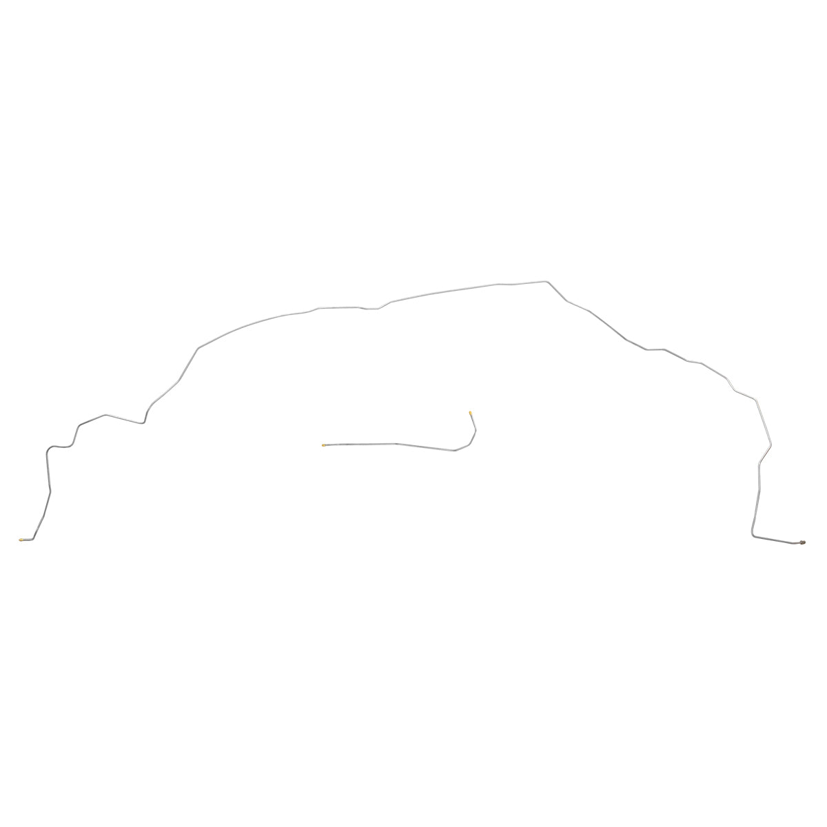 1983-87 Buick Regal Grand National T-Type FI (PS Routing) 1/4" Fuel Return Lines 2pc, Stainless