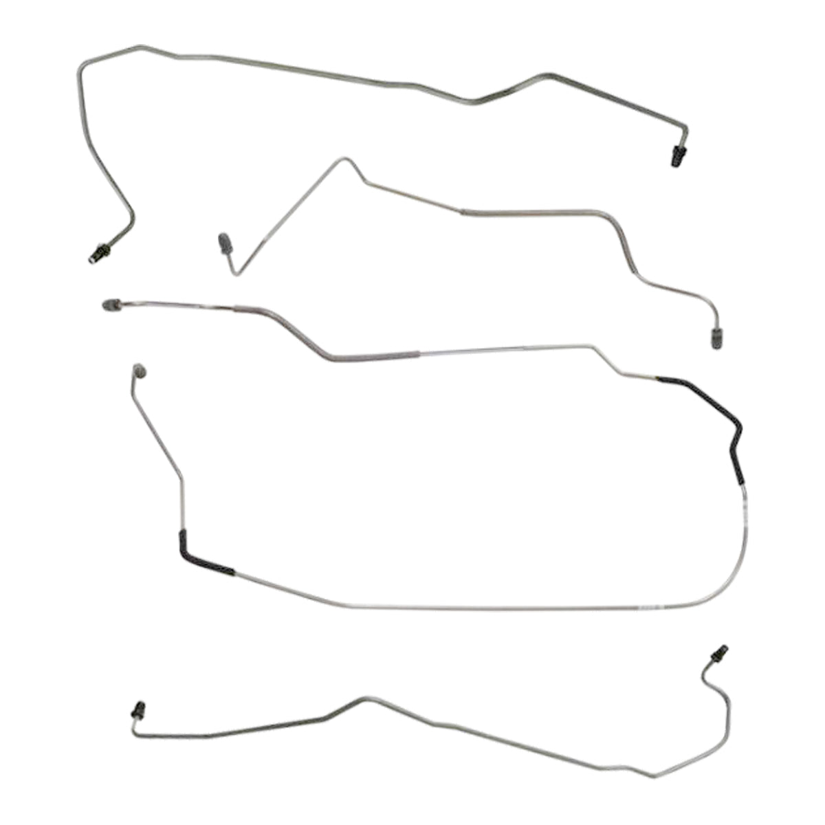 2000-05 Buick Park Avenue Four-Wheel Disc w/ ABS Front Brake Line Kit 5pc, Stainless