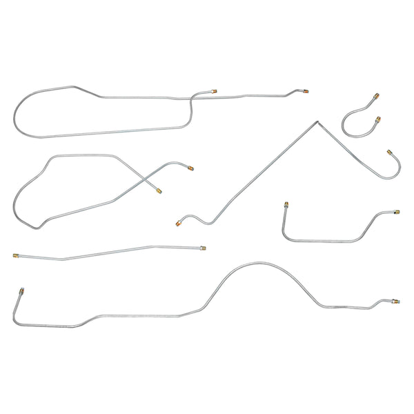 1958 Buick Special/Century (Series 40/60 Only) Manual Brake Line Kit 7pc, Stainless