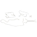 1991-94 Buick Roadmaster Wagon (Only) Power Disc w/ Rear Drum Complete Brake Line Kit 9pc, Stainless